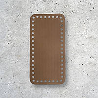 Шкіряне денце для сумки 18*9 см. (колір на вибір)