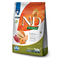 Беззерновий сухий корм Farmina N&D Cat Pumpkin Duck&Cantaloupe для дорослих котів з качкою та гарбузом 5 кг