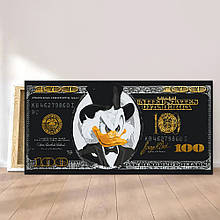 Алмазна мозайка 40*80 "Скрудж Макдак.Чорний долар" NoOD3287, Оригамі