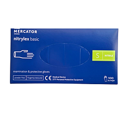 Нітрилові рукавички Mercator Nitrylex Basic, розмір XS