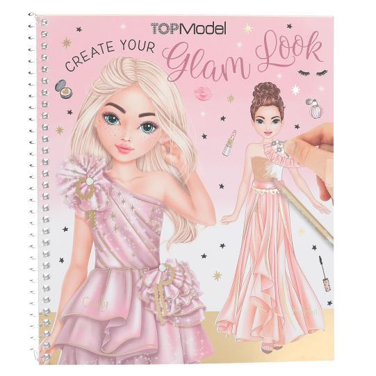 Альбом для стікерів Top model Create Your Glam Look стікербук Створіть свій блискучий образ