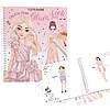 Альбом для стікерів Top model Create Your Glam Look стікербук Створіть свій блискучий образ, фото 3
