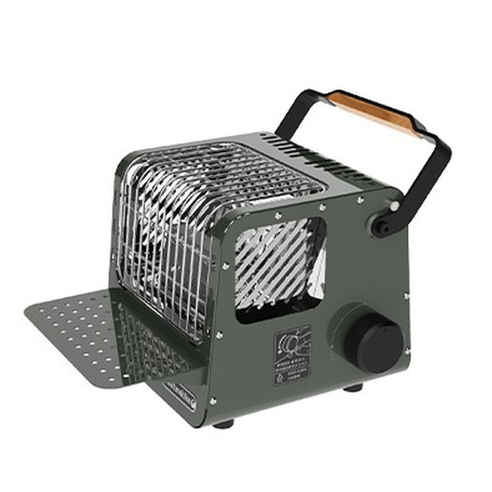 Газовий касетний обігрівач Naturehike CNK2300CW018 Зелений, фото 1