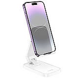 Тримач для телефона HOCO HD8 Blackfish folding desktop stand White (6942007610810), фото 3