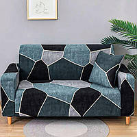 Чохол на диван тримісний (3-х місний) універсальний трикотажний Love You (81173)