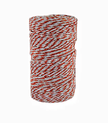 Шнур для електропастуха 200 м, 2mm,3×0.2mm