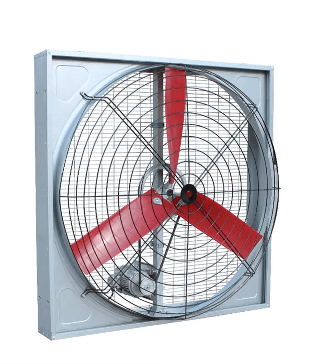 Осьовий вентилятор для молочної ферми, корівника, 1380*1380*270 мм, фото 1