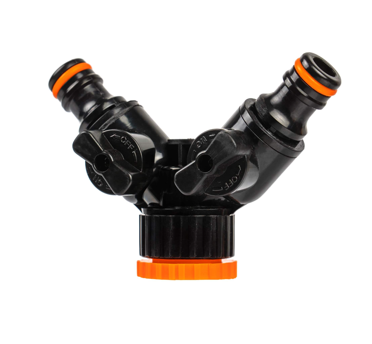 Колектор на 2 виходи під конектор 1/2" - 3/4" внутр., фото 1