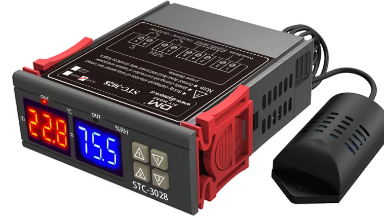 Регулятор температури та вологості STC-3028 220В, фото 1