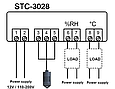 Регулятор температури та вологості STC-3028 220В, фото 7
