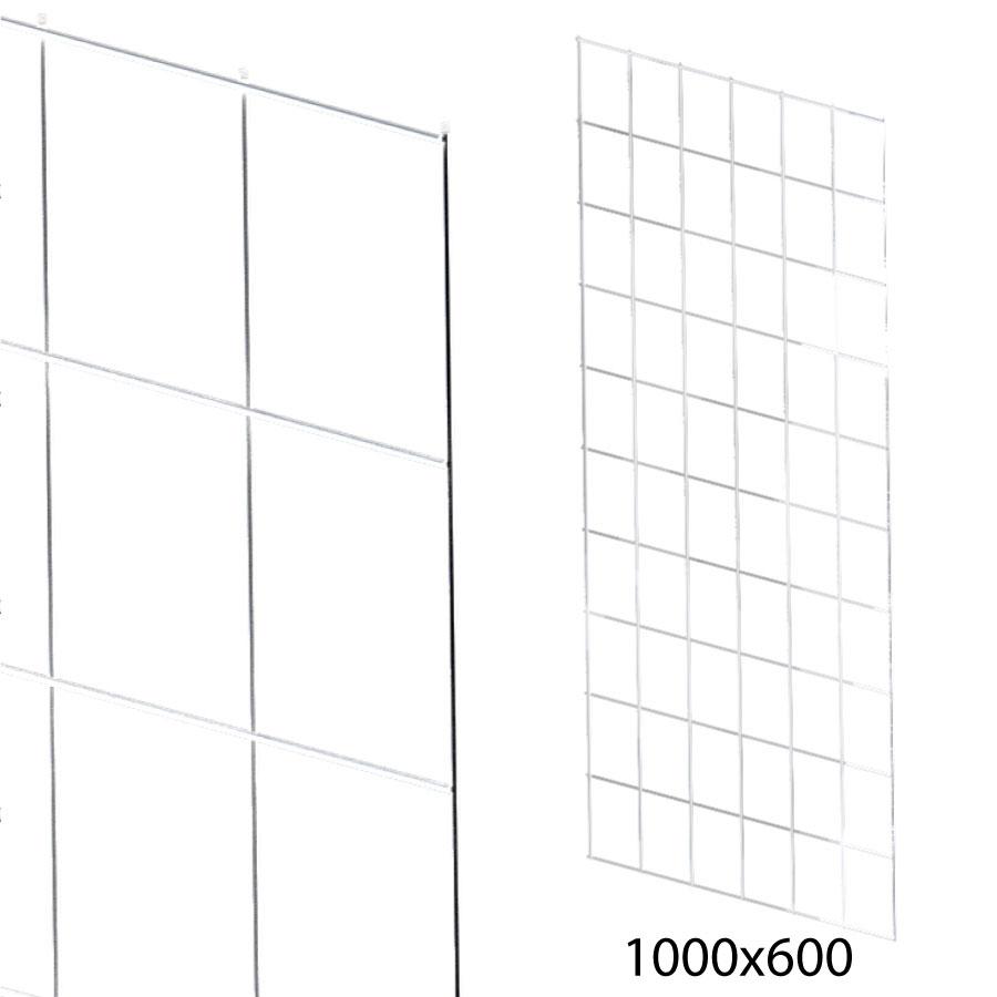 Сітка торговельна 60х100 см (осередок 100х100 мм, D2,5 мм), біла