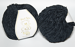 Мікровелюр Puffy Avanti Yarn-801 чорний