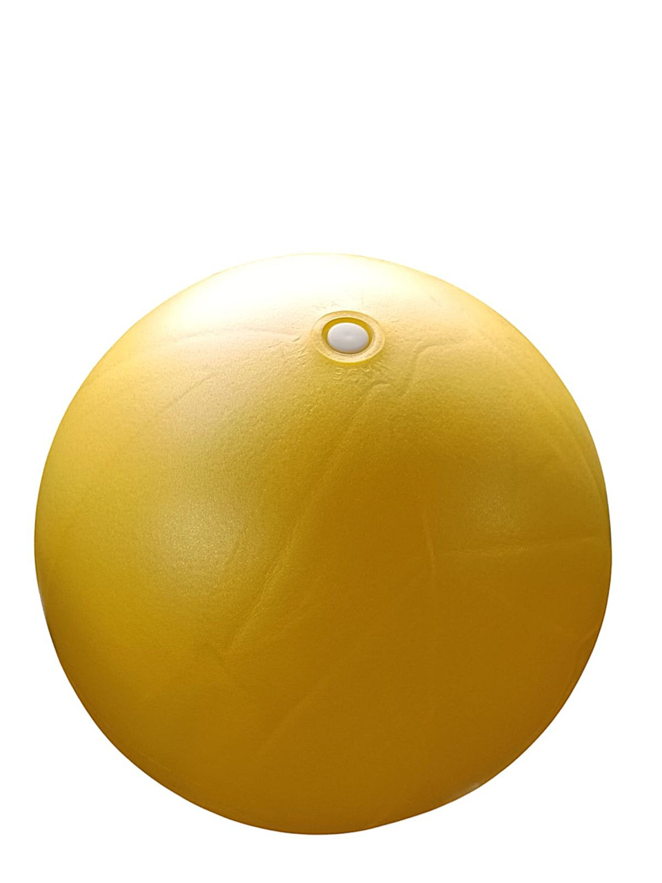 Жовтий м'яч для пілатесу та гімнастики діаметром 25 см., фото 1