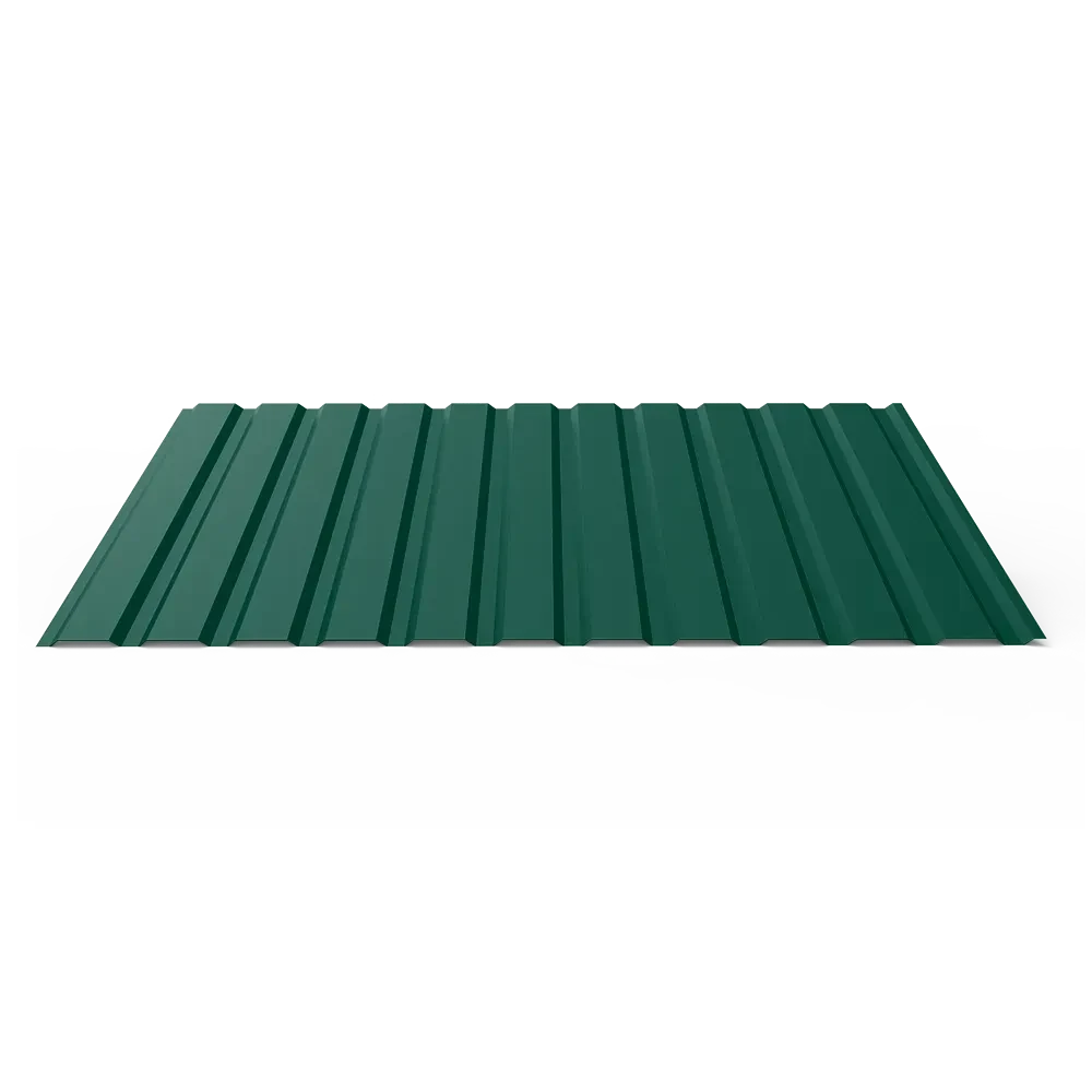 Профнастил ПС10 RAL6005 зелений