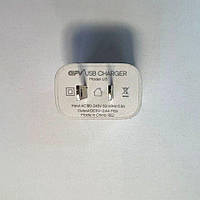 Мережевий зарядний пристрій Model U3 з виходом USB 5V/2.4А для мобільного телефону, планшета, вилка USA