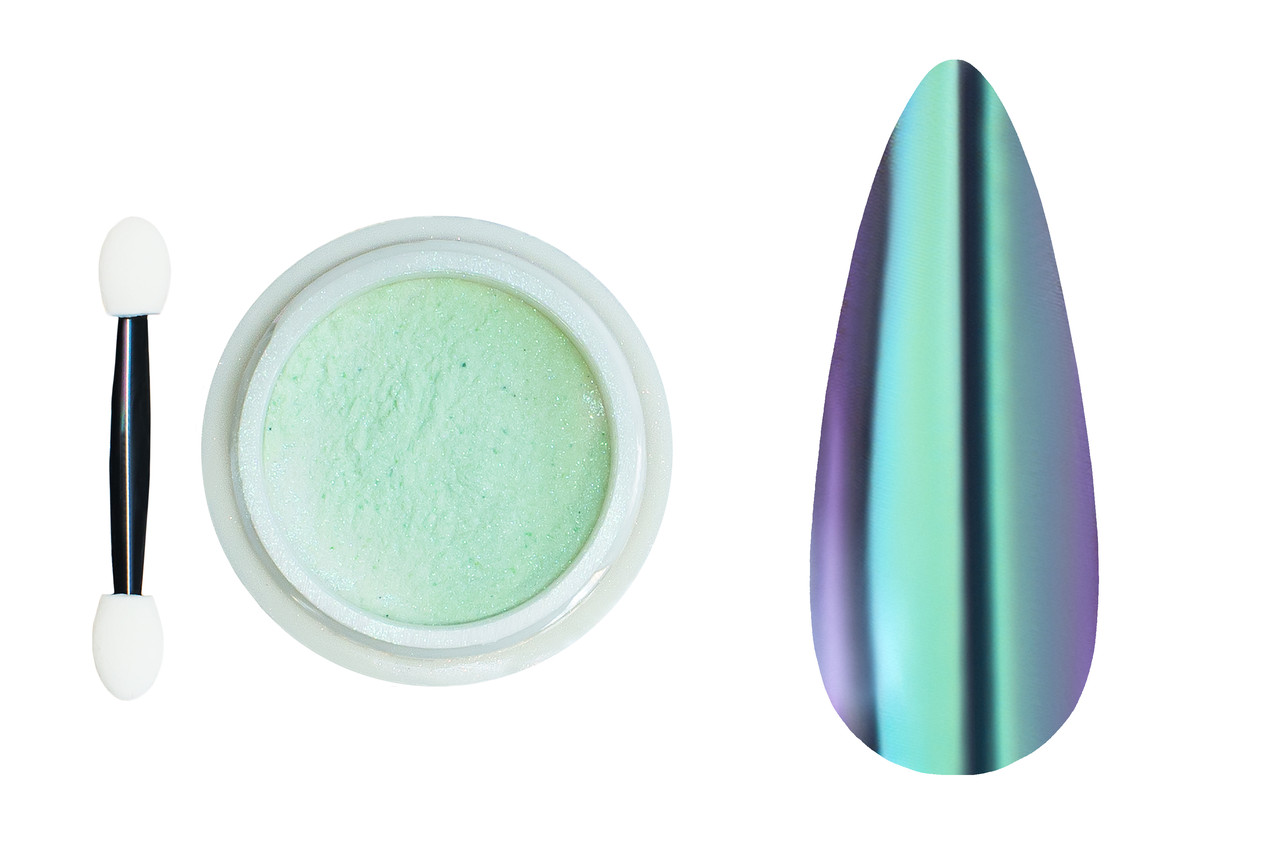 Новинка! Втирка для дизайну нігтів Dream Aurora Powder (12 кольорів в наявності) №02