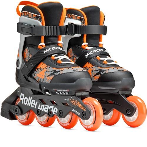 Ролики дитячі Rollerblade Microblade SL Black Orange 33-36.5, фото 1