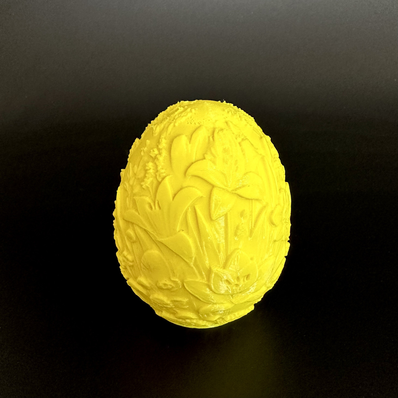Світильник писанка LED 8см, 3D друк пластиком жовта