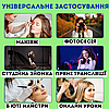Високий штатив для телефона + Кільцева лампа 45 см на три телефони з блютуз пультом набір блогера зі світлом, фото 9