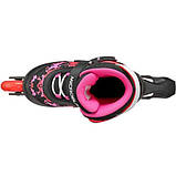 Ролики дитячі Rollerblade Microblade SL Black Coral, фото 4
