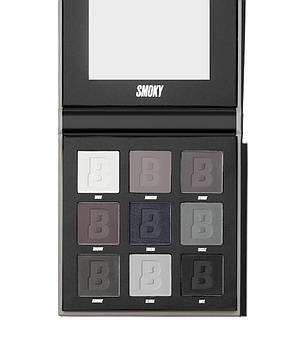 Палетка тіней By BEAUTY BAY Smoky 9 Colour Palette – 9 відтінків для створення розкішного smoky eye