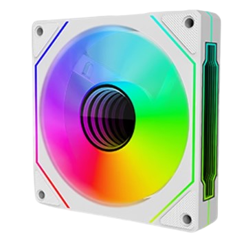 Вентилятор UPSIREN UF Prism 4 PRO ARGB White (UF Prism 4 PRO White), фото 1