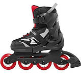 Ролики дитячі Rollerblade Microblade Black Red, фото 3