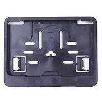 Рамка номера "Америк.тип" чорна (18*11см) - Мото (1шт) УДС- ударостійкий пластик