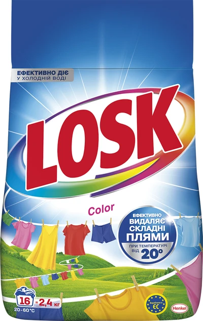 Пральний порошок Losk Color, 16 прання (2,4кг.)