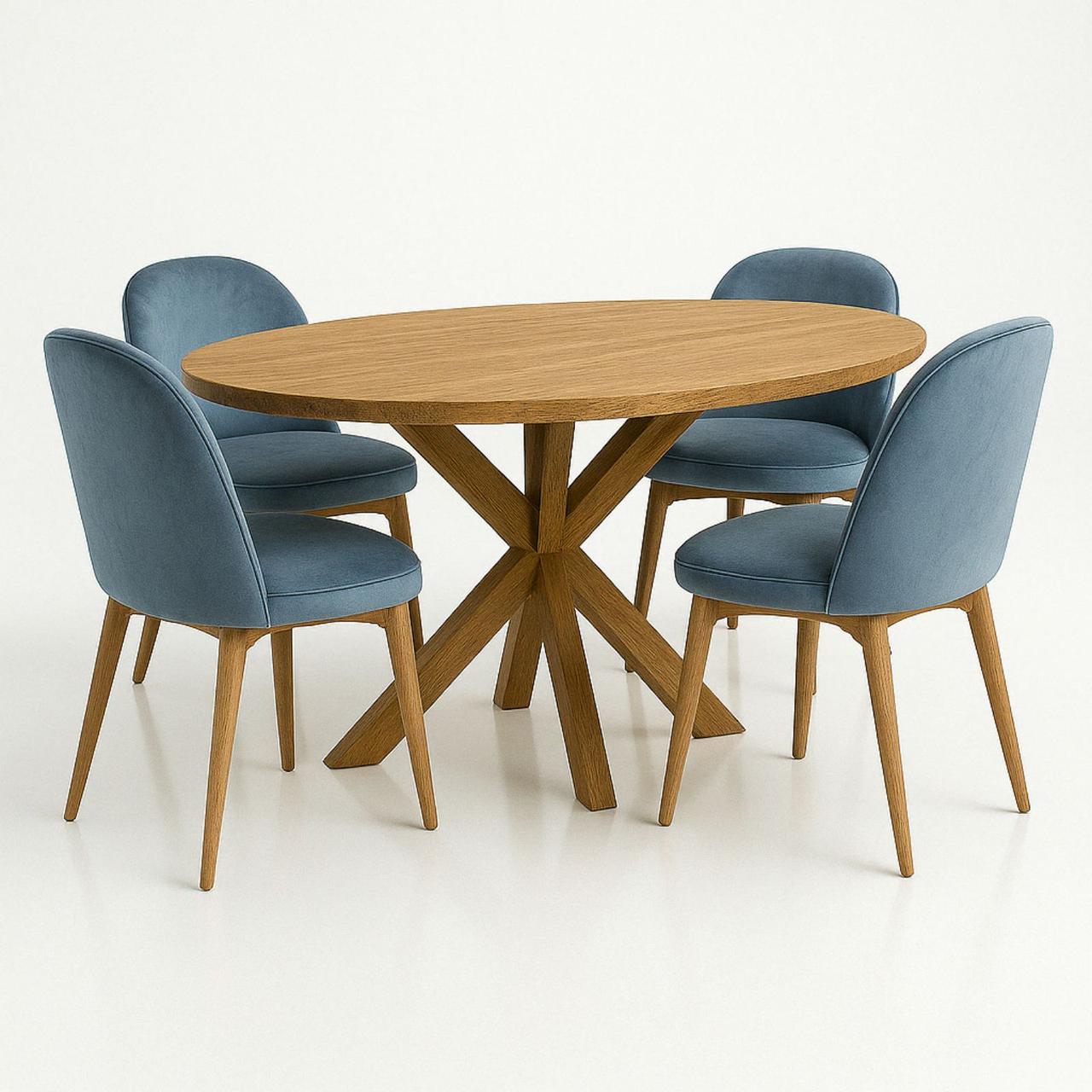 Стіл обідній овальний Серфер GOOD WOOD Руськополянський Меблевий Комбінат Явір