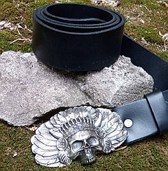 Ремінь із пряжкою Апач нейзильбер bb103 Gorillas BBQ