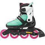 Ролики дитячі Rollerblade Microblade XT Black Sea Green, фото 5