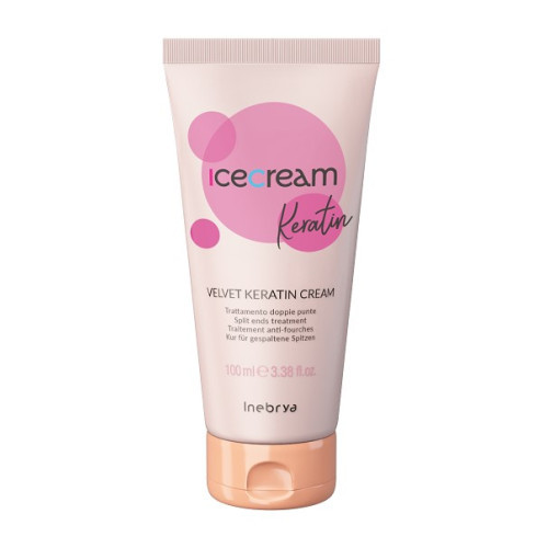 Крем з кератином проти посічених кінчиків Inebrya Velvet Keratin Cream,100 мл (1026316)