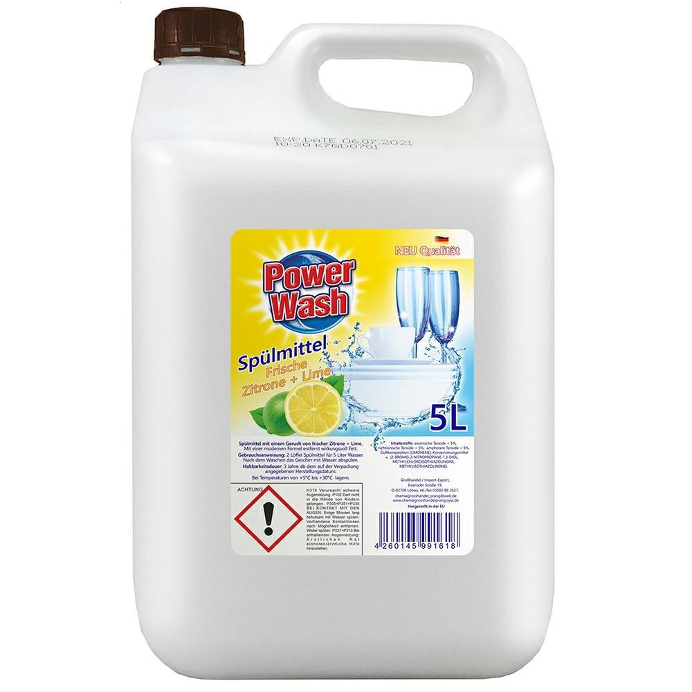 Засіб для миття посуду Power Wash Цитрус 5 л