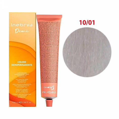 Деміперманентна фарба Inebrya Demi 10/01, 100 мл (1026417), фото 1