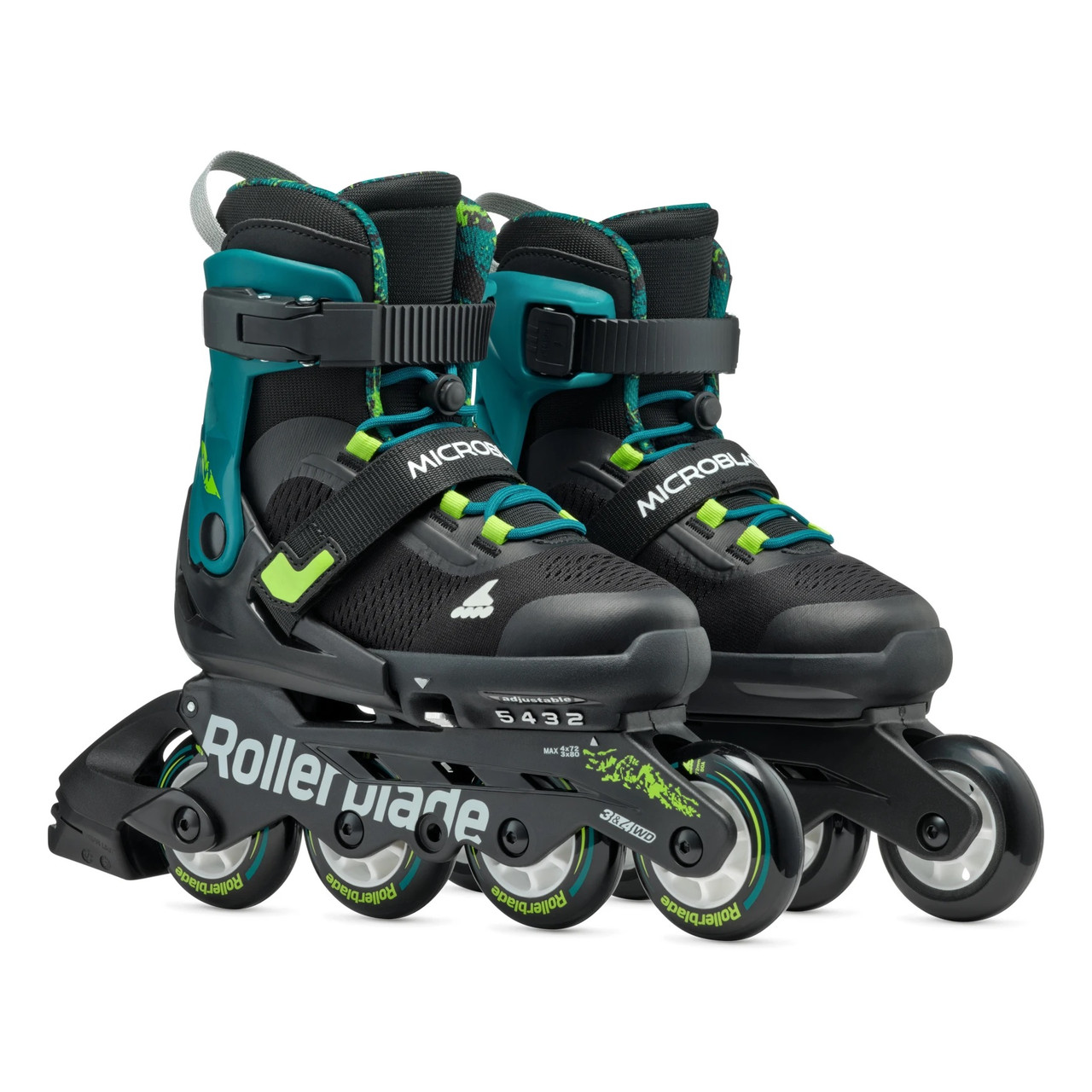 Ролики дитячі Rollerblade Microblade XT Black Petrol Green