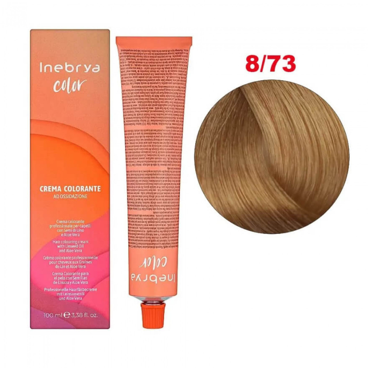 Деміперманентна фарба Inebrya Demi 8/73, 100 мл (1026413)