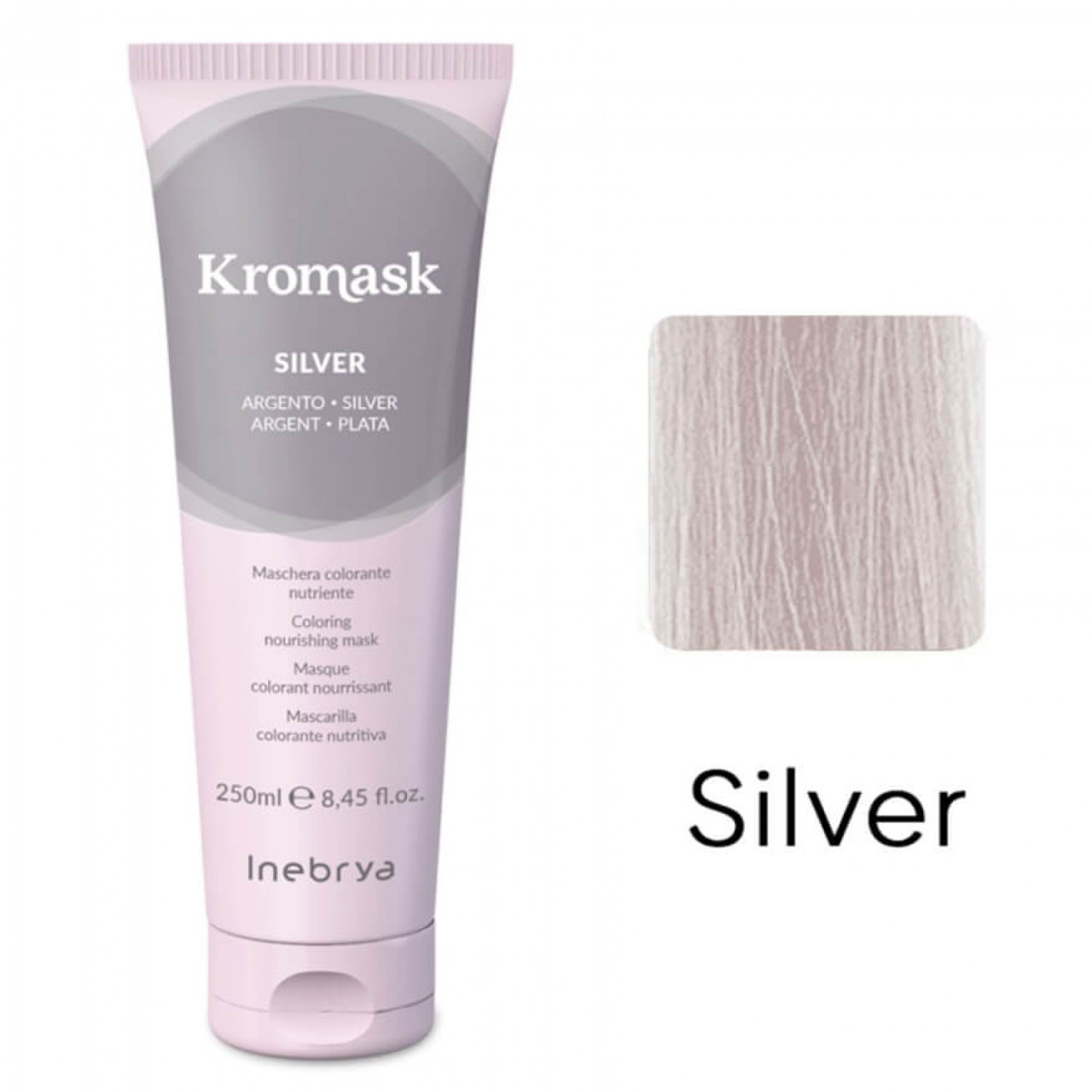 Тонувальна маска для волосся срібло Inebrya Kromask Silver - Argento, 250 мл (1026447)