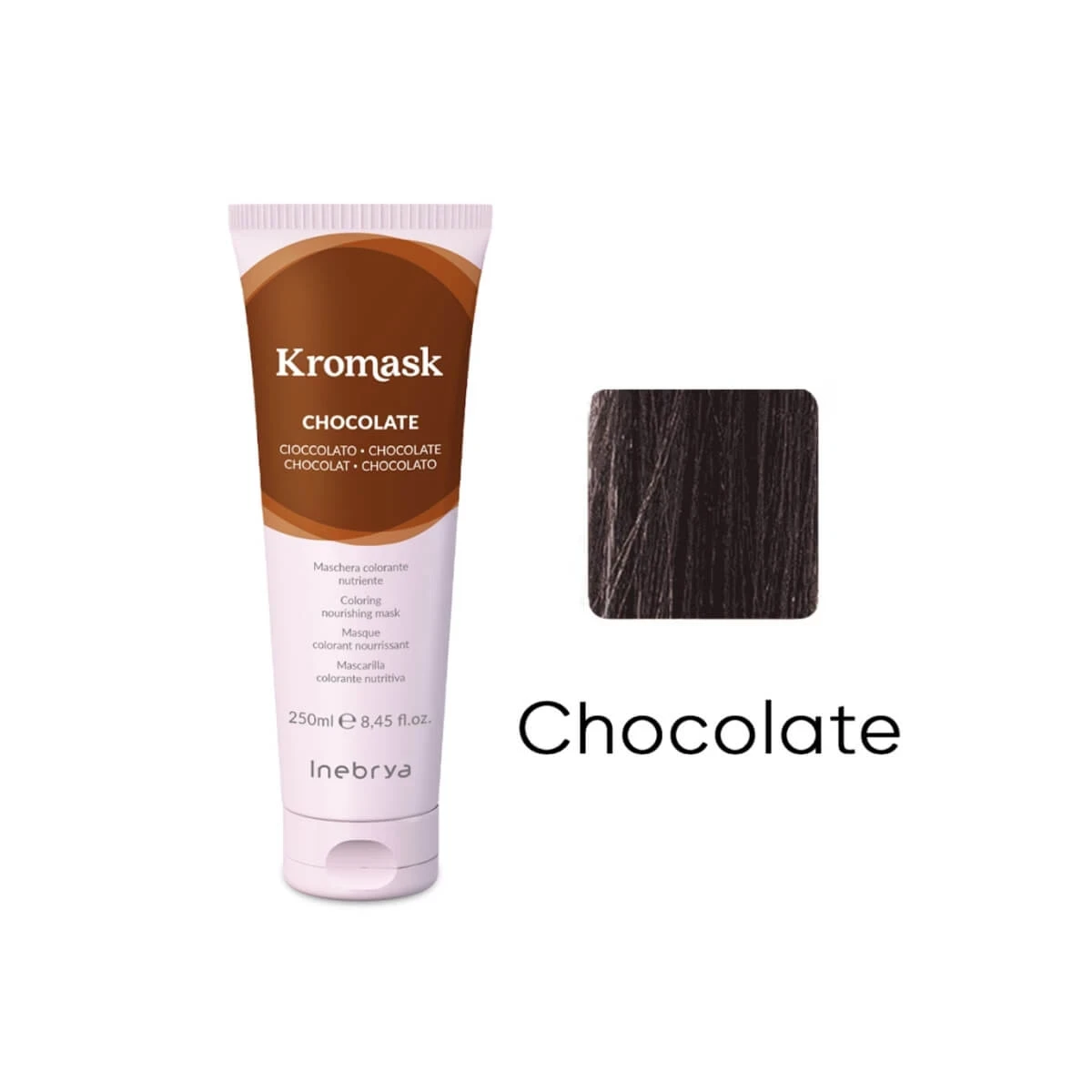 Тонувальна маска для волосся шоколад Inebrya Kromask Chocolate, 250 мл (1026448)