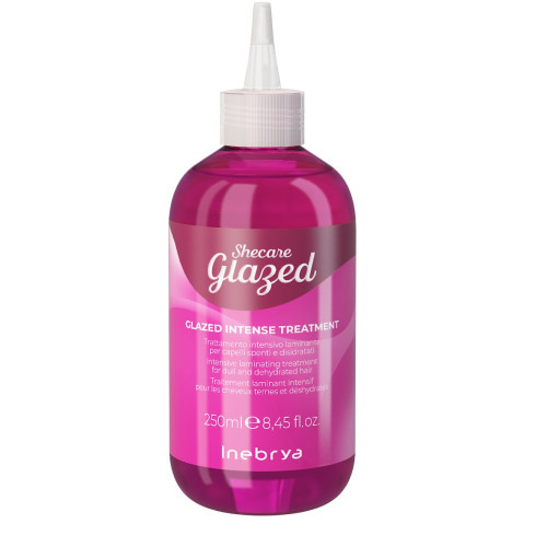 Крем-догляд для блиску волосся з ефектом глазурування Inebrya Sheсare Glazed Intense Treatment, 250 мл