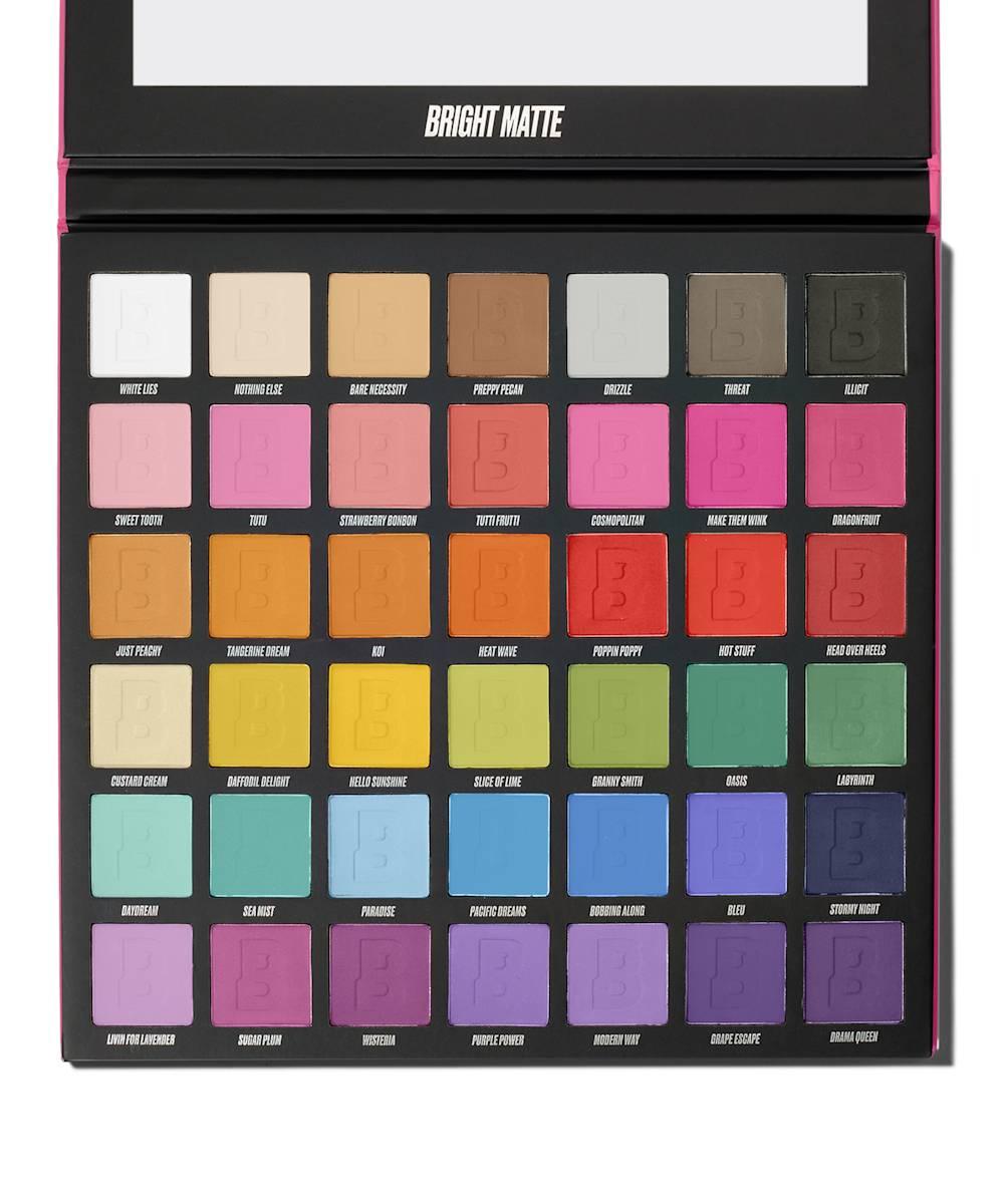 Палетка тіней By BEAUTY BAY Bright Matte 42 Colour Palette – 42 яскравих матових відтінка для неймовірного макіяжу, фото 1