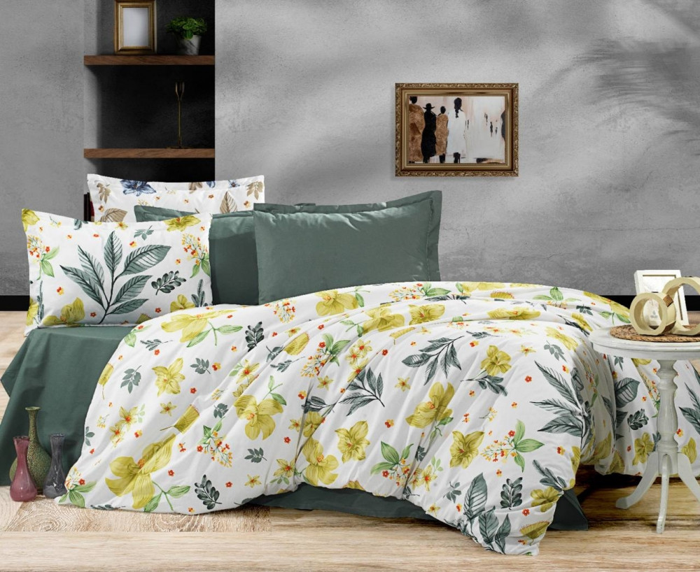 Оазис зелений., cotton (Полуторній)