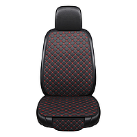 Накидки УНИВЕРСАЛЬНЫЕ автомобильные на сиденье (два передних) черно-красные + качество премиум