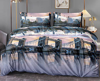 Постільна білизна Королева Ночі (Ранфорс) | Євро комплект | 50х70 | Лондонський міст