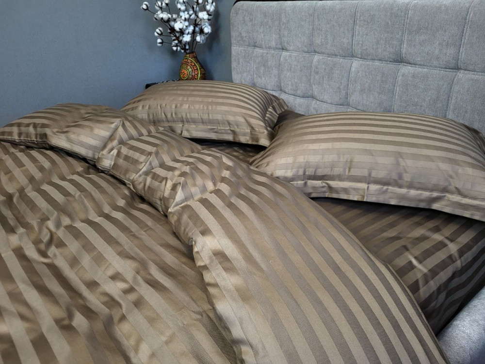 Stripe PREMIUM, HONEY BEIGE 2/2см (Полуторний)