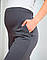 Брюки палаццо для вагітних трикотажні, фото 3