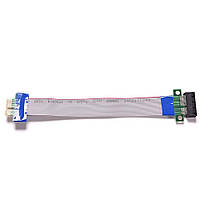 Шлейф PCIe Express 1X на 1X райзер, подовжувач 20 см