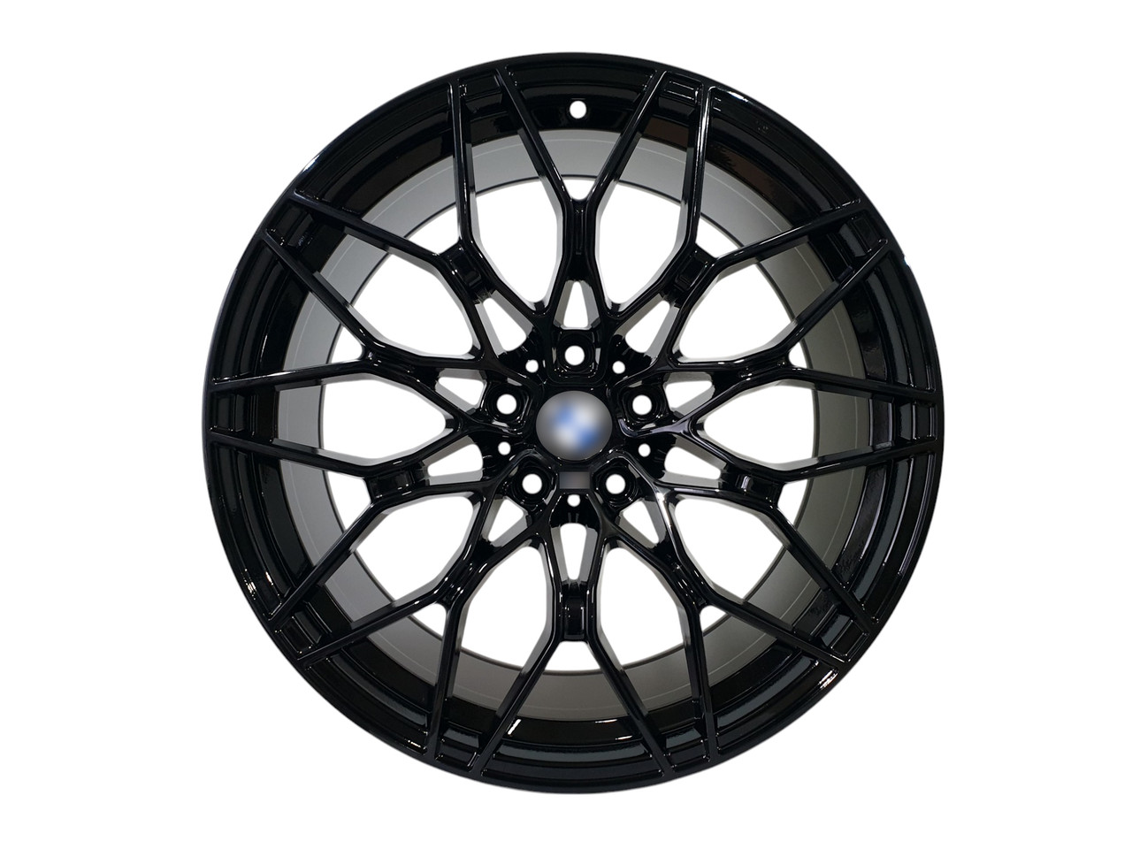 R20 Gloss Black (різноширокі) на BMW 3 Series F30 / F31 2011-2018 року, фото 1