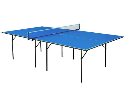 Тенісний стіл GSI-sport Hobby Light 274×152,5×76 см Складаний ДСП 16 мм для дому, школи Синій, фото 1