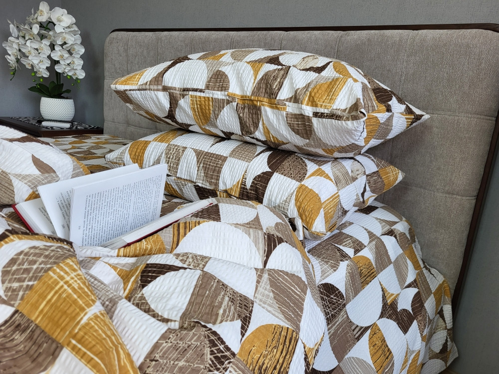 Фортуна беж, GOFRE нав 50*70 см (Полуторній), фото 1